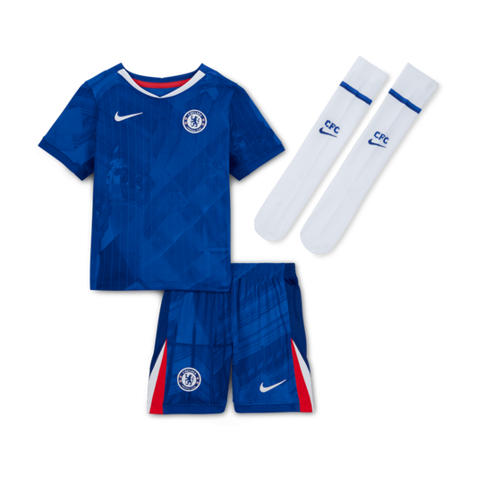 T-shirt e Pantaloncini per Bambino Chelsea Home 25/26 - Con Calzettoni