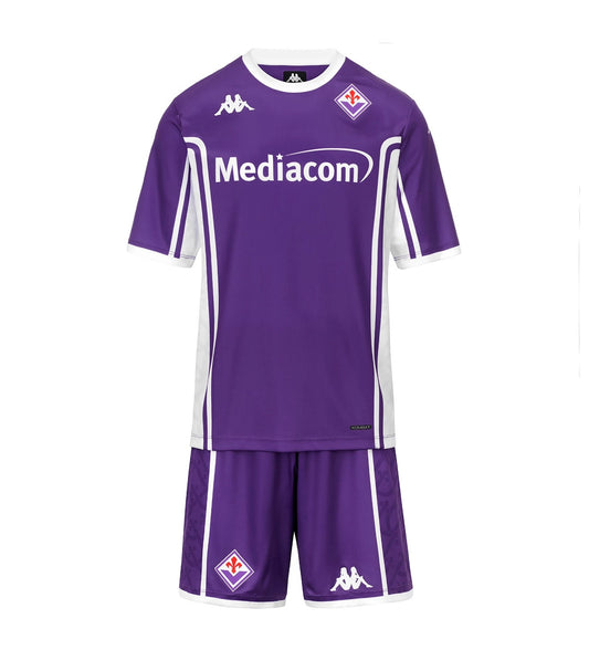 T-shirt e Pantaloncini per Bambino Fiorentina Home 25/26