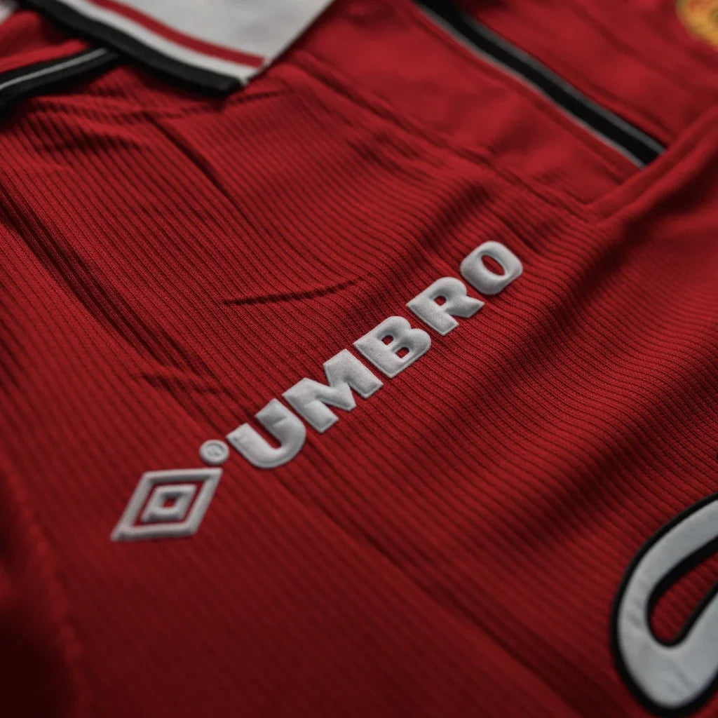 Maglia Manchester United manica lunga home Retro 98/99 - Con Patch