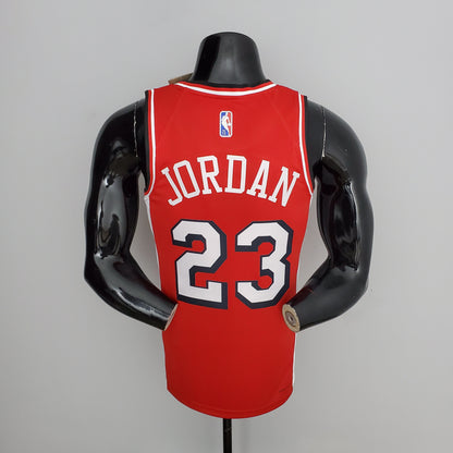 75° Anniversario Stagione 2022 Chicago Bulls JORDAN#23 City Edition Red NBA