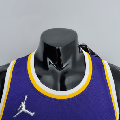 75° Anniversario BRYANT#24 Los Angeles Lakers Jordan Maglia Viola NBA